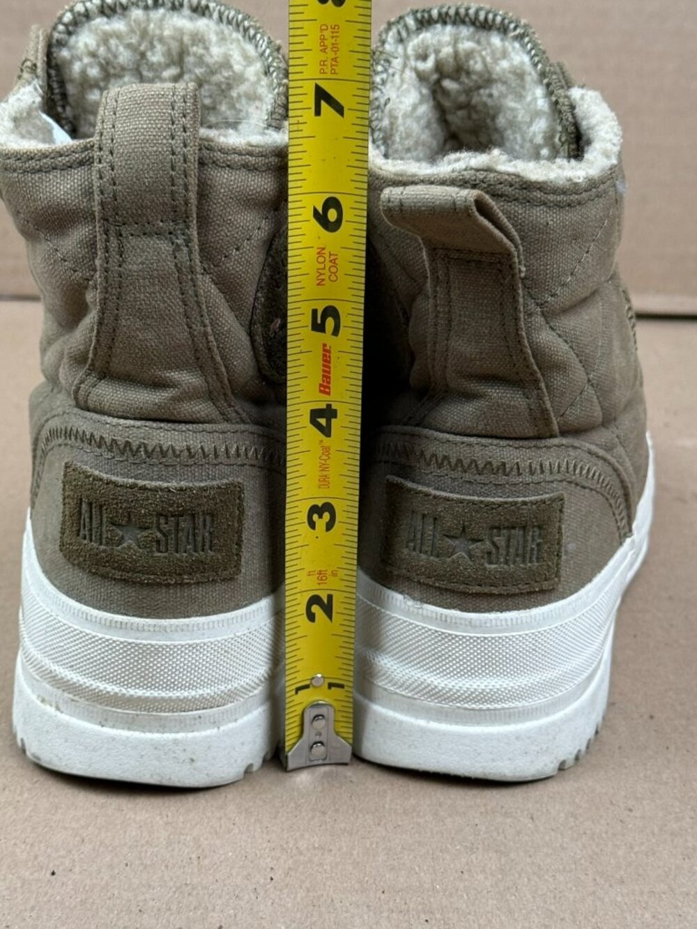 Converse All Star High Top Sneakers Womens No Tag See Measurements Insole 8.5inc - Picture 4 of 9